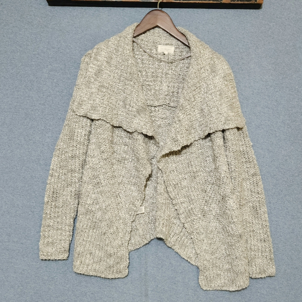 Lou & Grey Textured Gray Cardigan